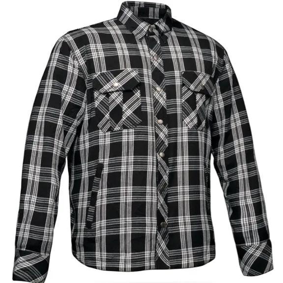 Shield - Men's armored Motorcycle Flannel Shirt
