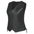 Sierra - Women's Premium Leather Motorcycle Vest