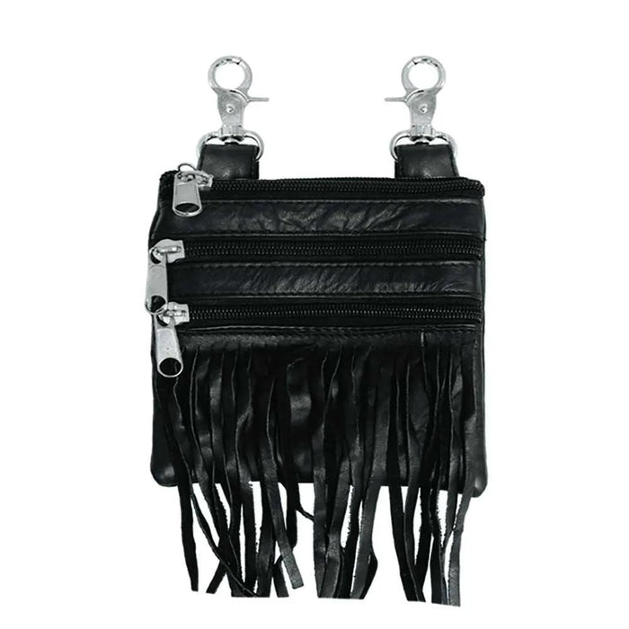 Sleek Cowhide Women’s Clip on Bag