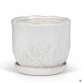 White Sophia Pot 7 inch