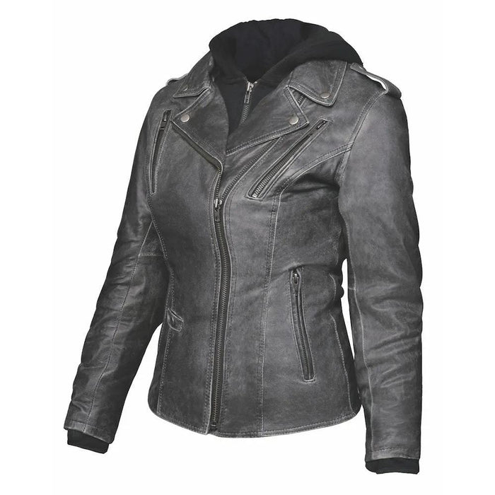 Stella - Women's Leather Motorcycle Jacket
