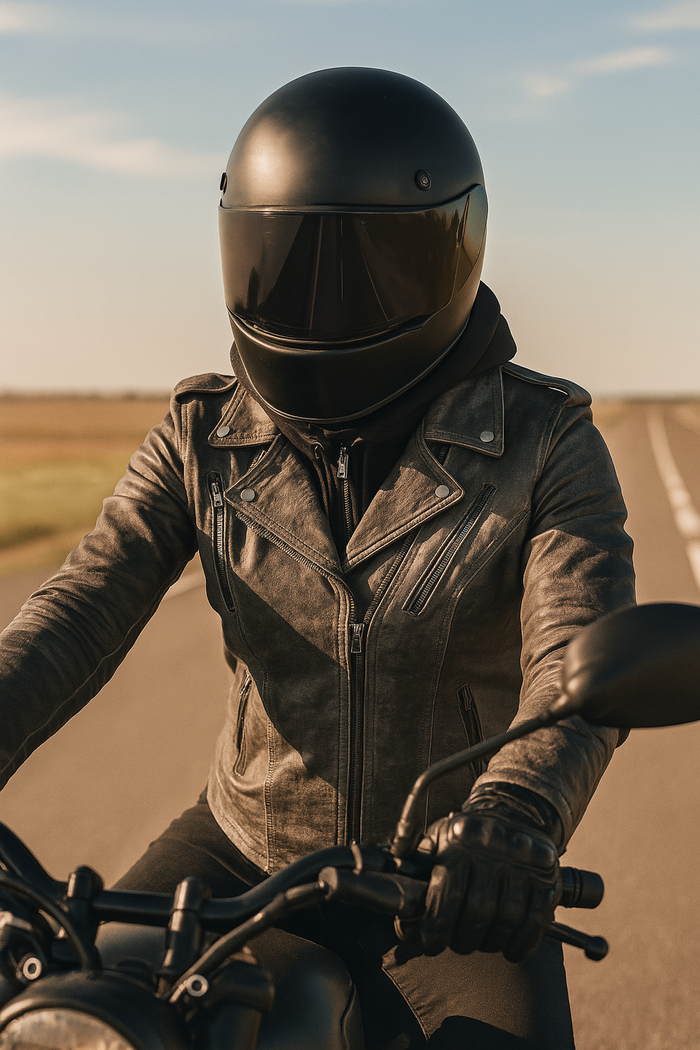 Stella - Women's Leather Motorcycle Jacket