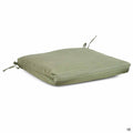 Seat Cushion in Dupione Laurel