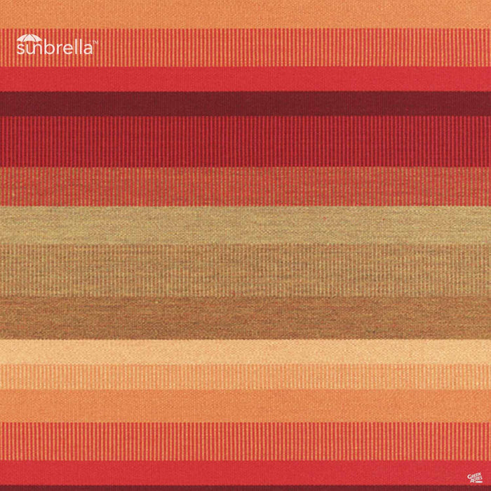 Pillow in Astoria Sunset (Horizontal Stripes)