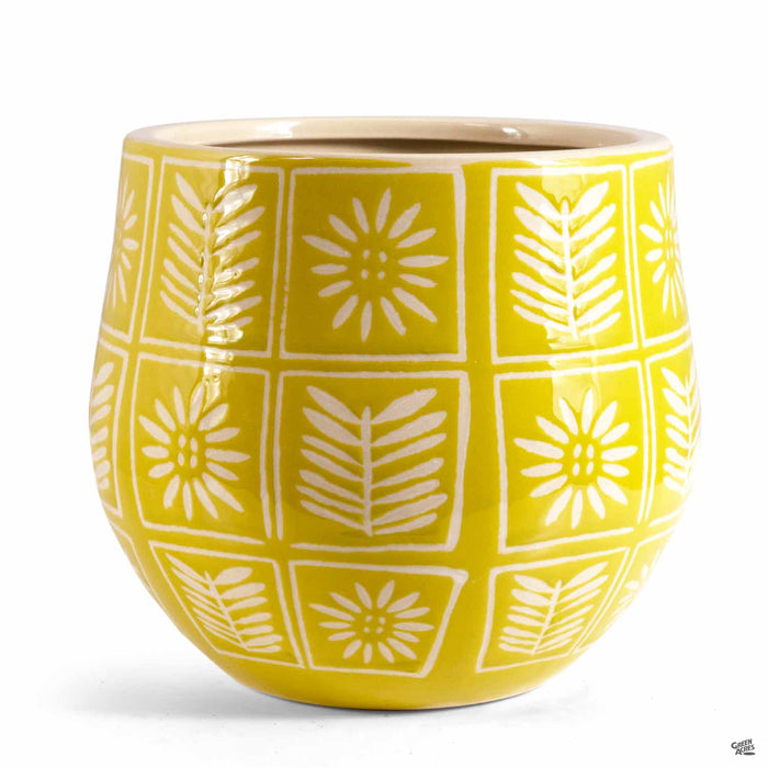Sunflower Planter Yellow