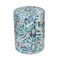 Taurus Ceramic Stool in Garden Print