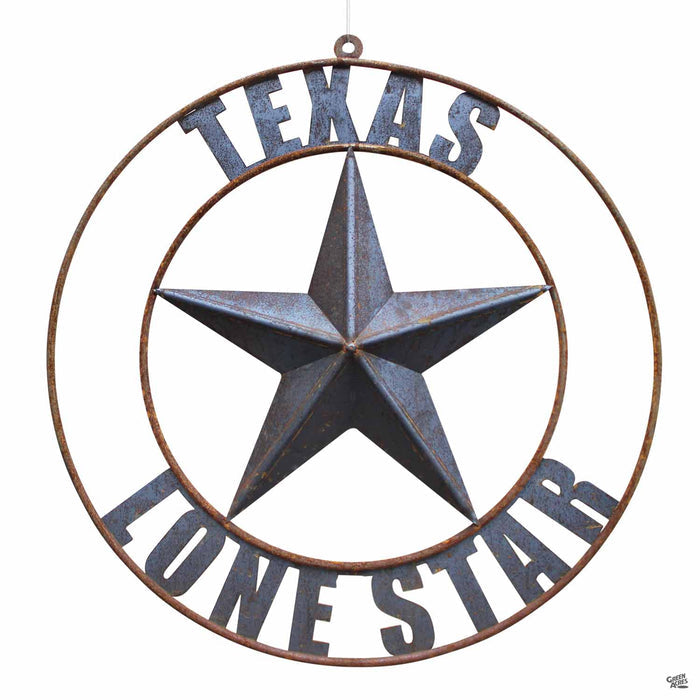 Texas Lone Star in Circle 22 inches
