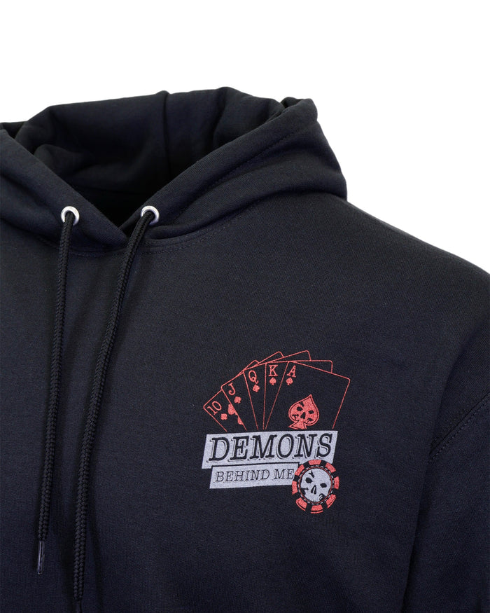 The "Gambler" Black Premium Hoodie w/3D Puff Printing