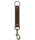 The MFG CO. Embossed Leather Key Fob Clip