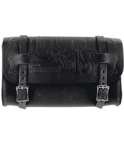 The MFG CO Embossed Leather Tool Pouch