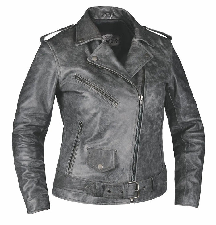 Tina - Women's Premium Leather Motorcycle Jacket