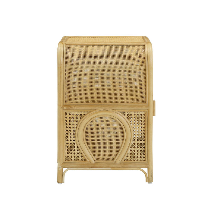 Tina Natural Rattan Nightstand