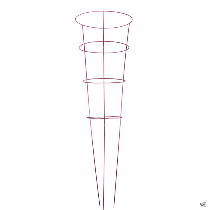 Tomato Cage 3-leg, 4-ring red
