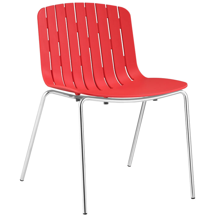 Trace Dining Red Side Chair