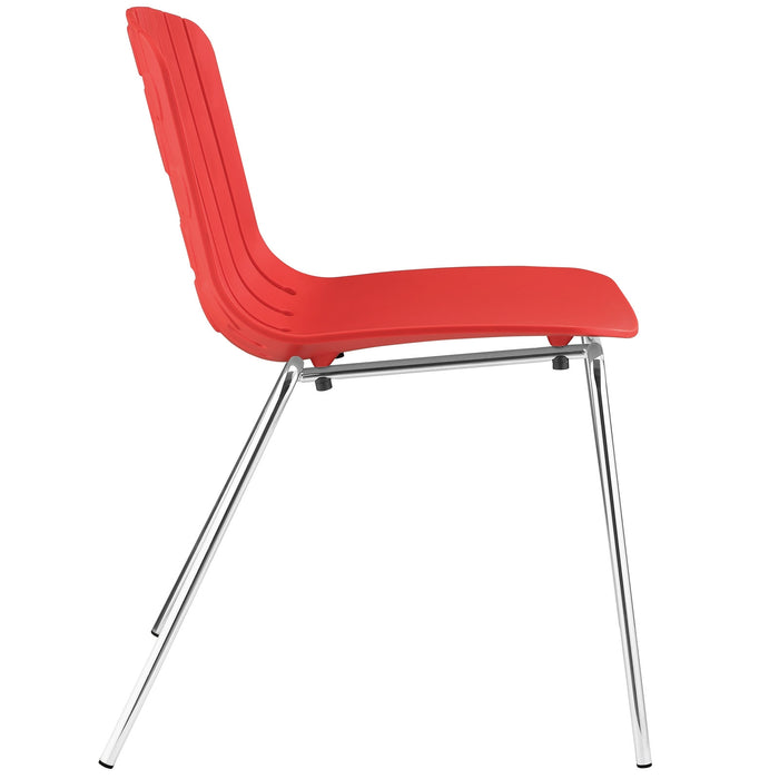 Trace Dining Red Side Chair
