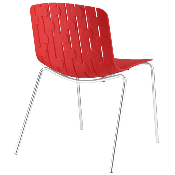 Trace Dining Red Side Chair