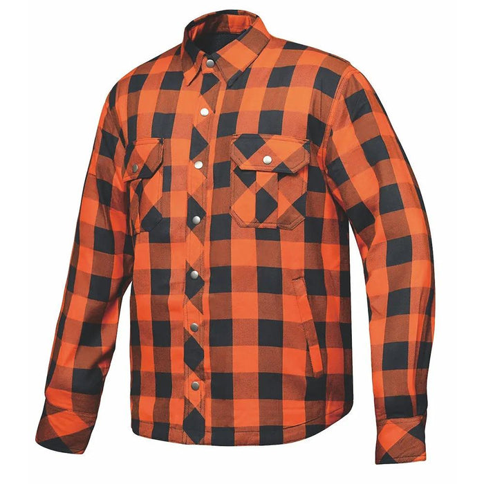 Valiant - Men's armored Motorcycle Flannel Shirt