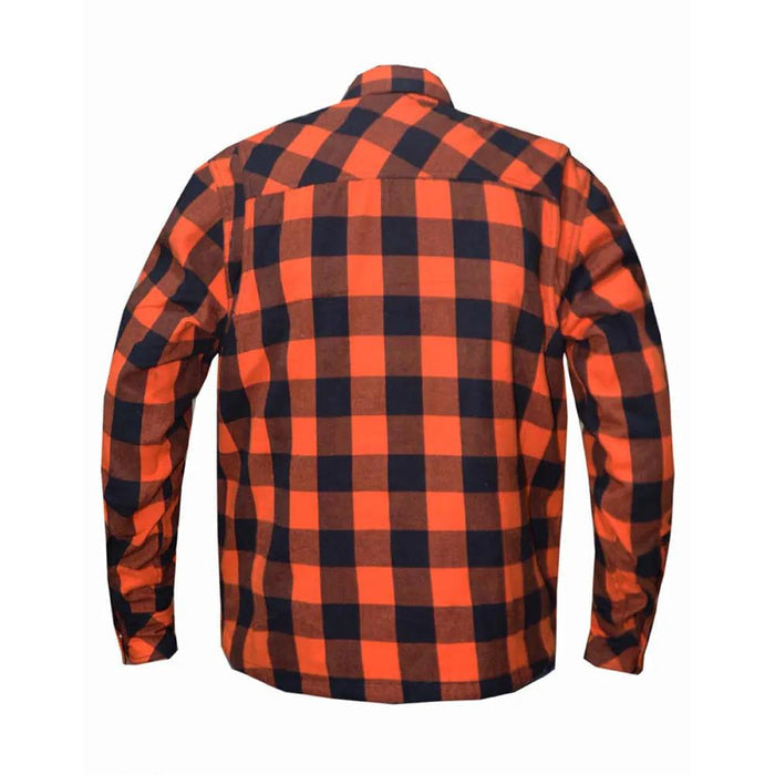Valiant - Men's armored Motorcycle Flannel Shirt