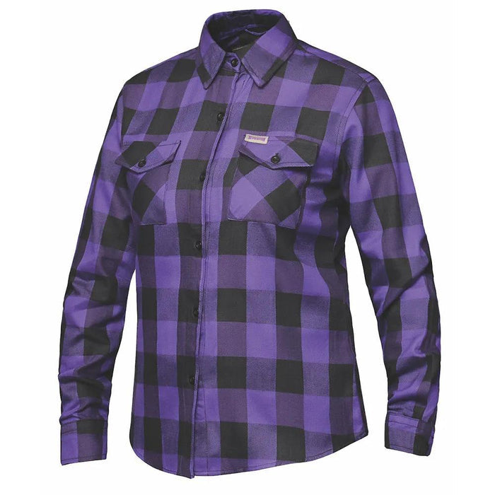 Valkarie - Women's armored Motorcycle Flannel Shirt