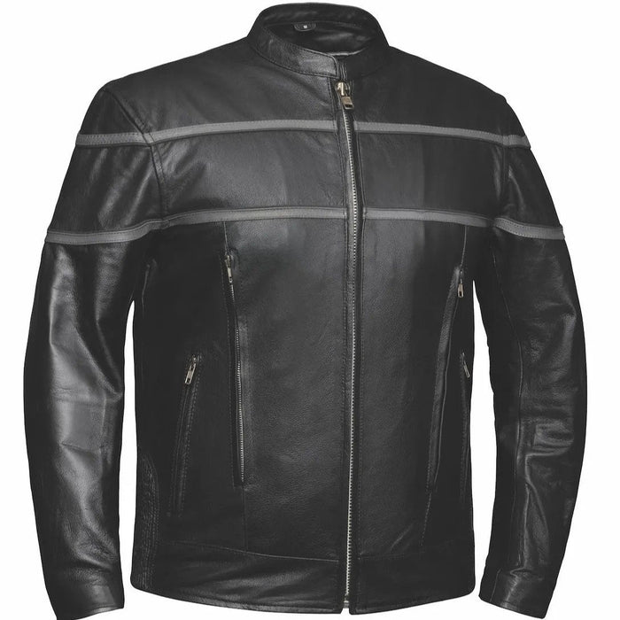 Viper - Men's Premium Leather Motorcycle Jacket