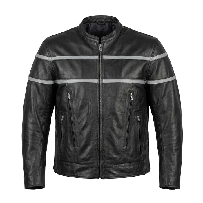 Viper - Men's Premium Leather Motorcycle Jacket