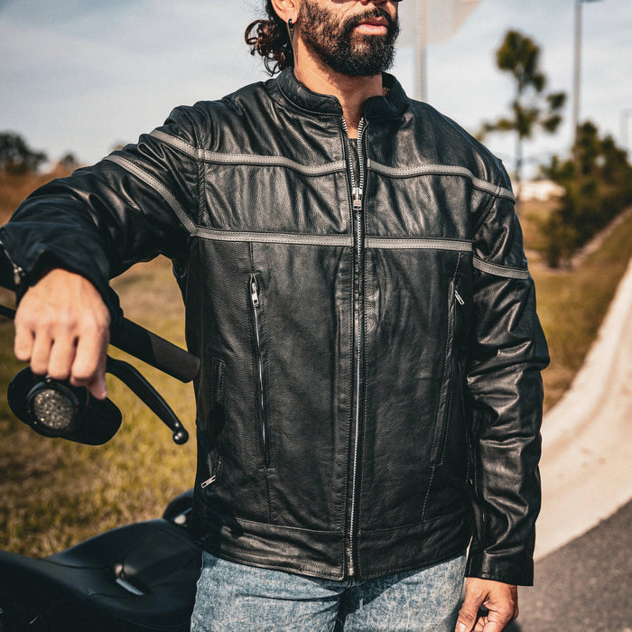 Viper - Men's Premium Leather Motorcycle Jacket