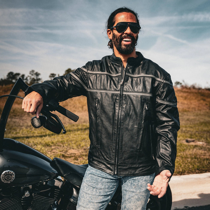 Viper - Men's Premium Leather Motorcycle Jacket