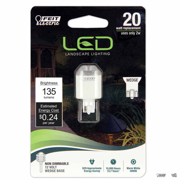 Feit Electric Bulb - Wedge LED Bulb - 2W
