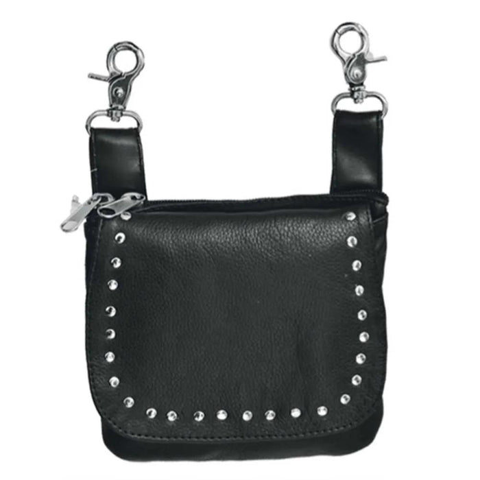 Western Cowhide Clip-On Rider Bag