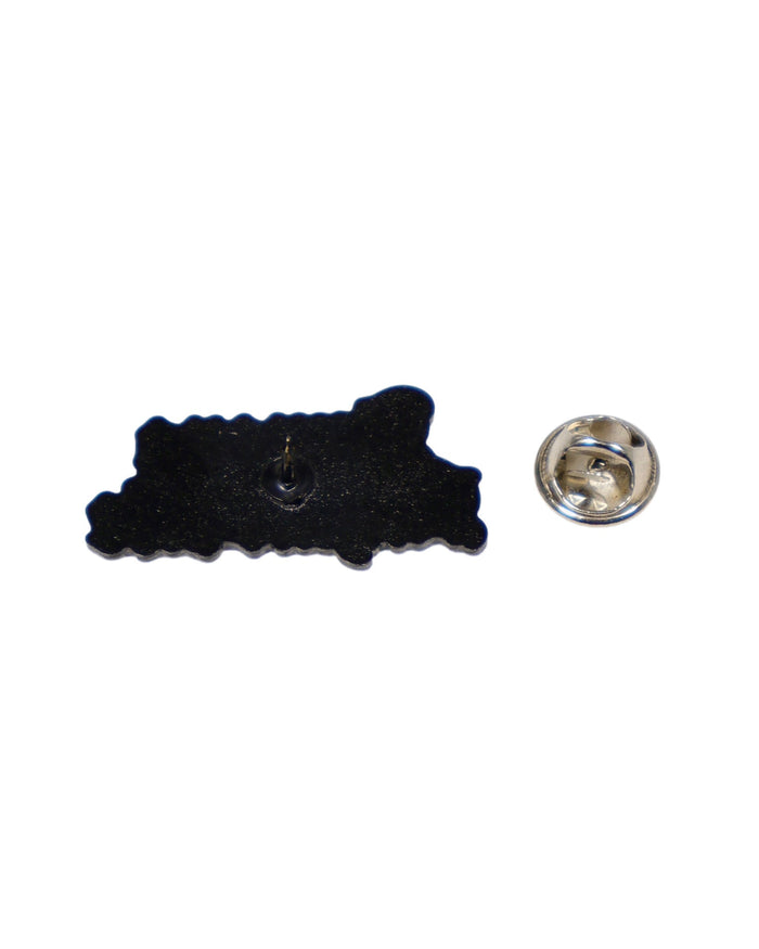 White Demons Behind Me Enamel Pin