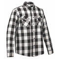 White Soul - Men's Long Sleeve Motorcycle Flannel Shirt