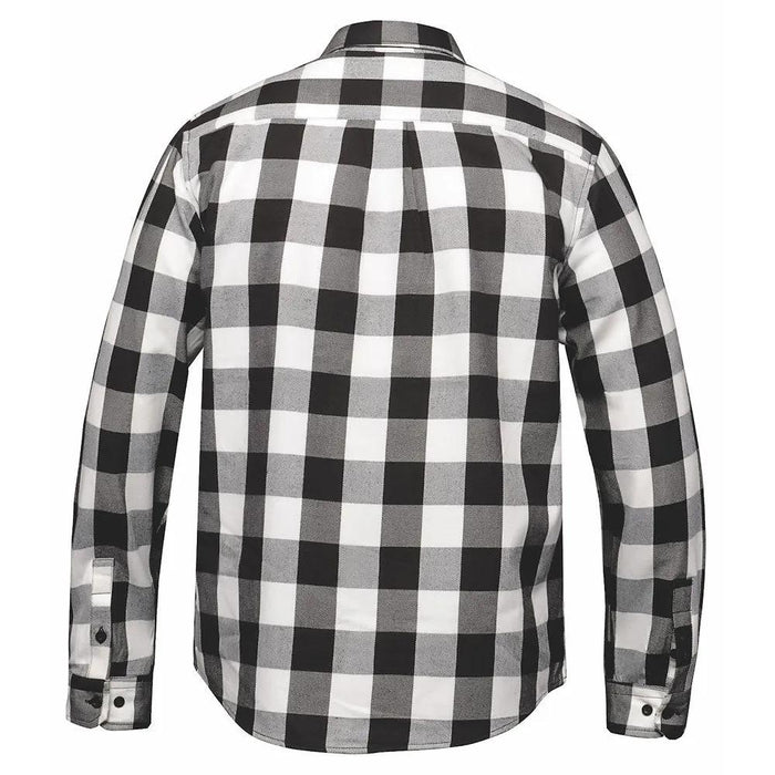 White Soul - Men's Long Sleeve Motorcycle Flannel Shirt
