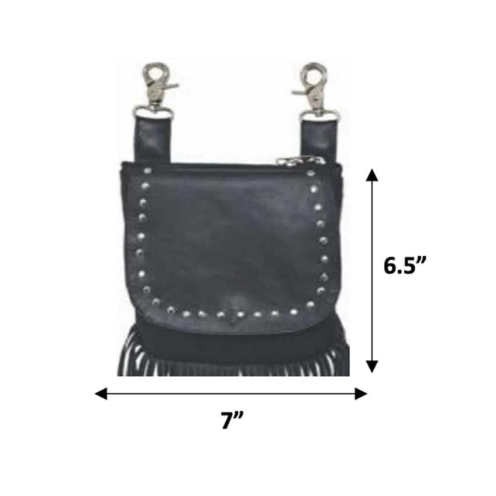 Women’s Cowhide Leather Clip on Bag