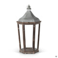 Park Hill Wood Metal Lantern