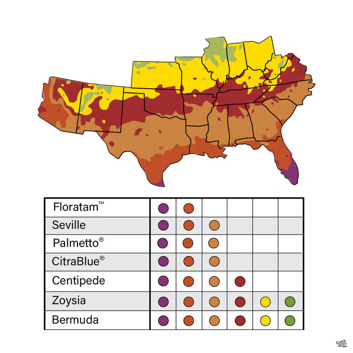 Sod Pod Heat Tolerance Map